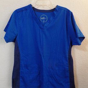 Tori Belle Large Blue & Dark Blue Two Tone Shirt